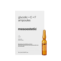Mesoestetic Glycolic + E + F Ampoules 10 x 2ml, available at Revive Aesthetic Spa Pretoria