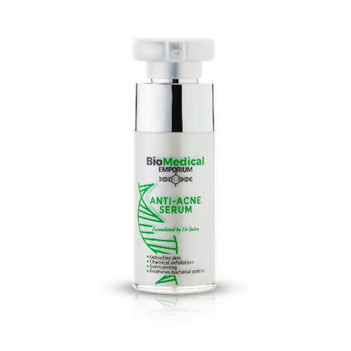 Anti-Acne Serum 30ml — Biomedical Emporium purifying serum that calms breakouts on blemish-prone skin