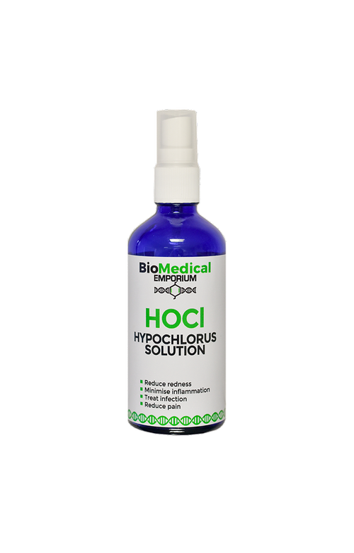 HOCL Solution 100ml — Biomedical Emporium hypochlorous acid spray that gently cleanses and soothes skin