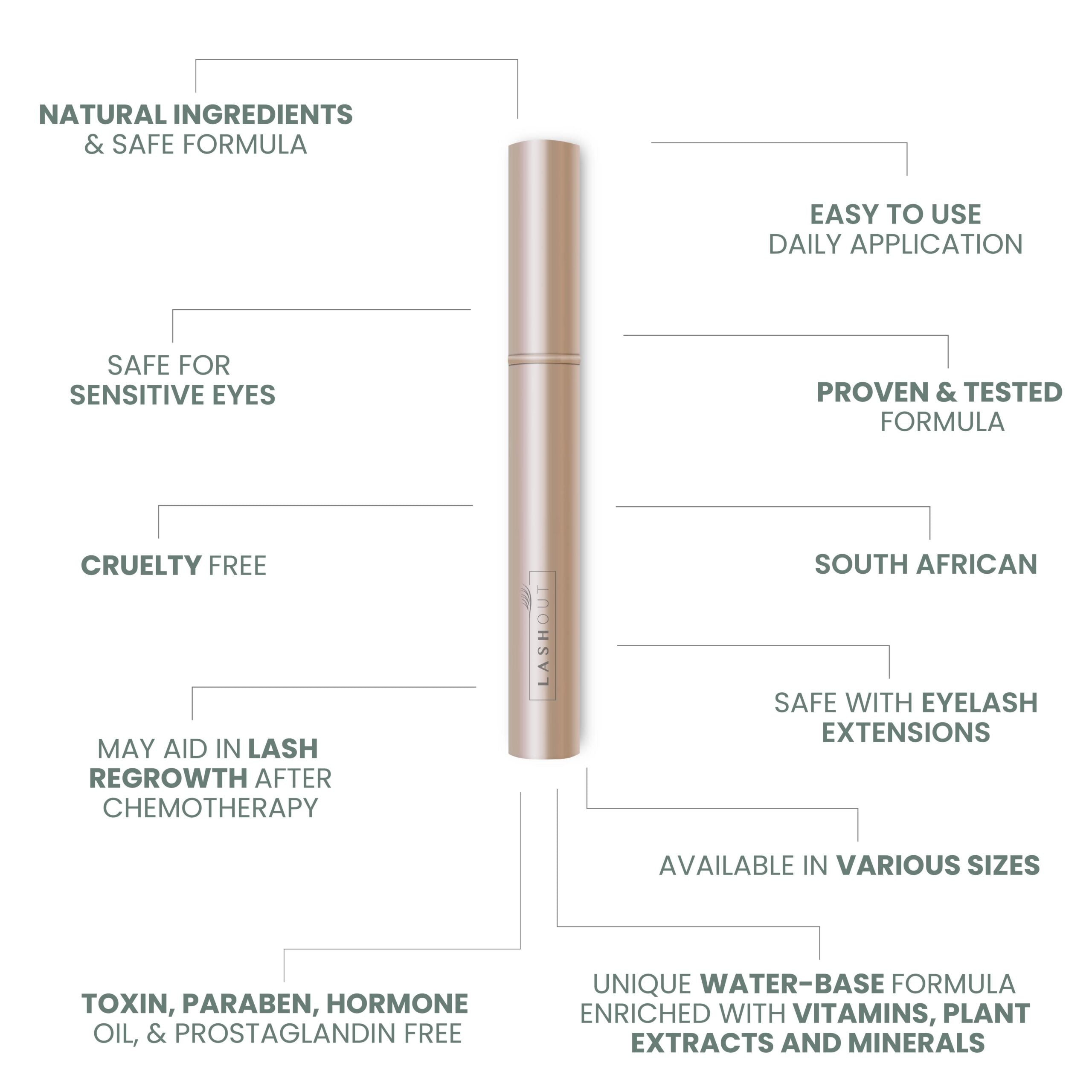 Lashout Eylash Growth Serum