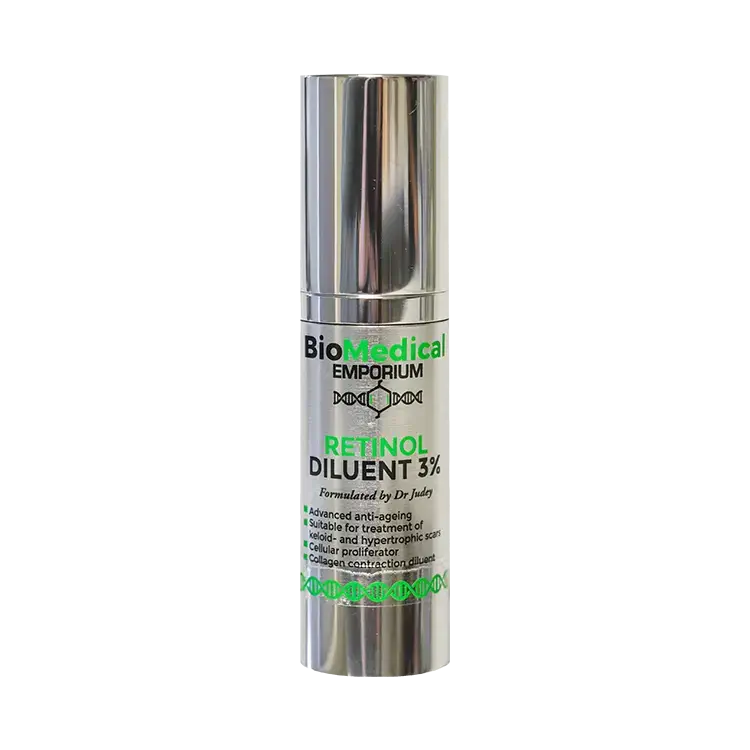 Retinol Diluent 3% 30ml — Biomedical Emporium retinol treatment for texture and collagen support