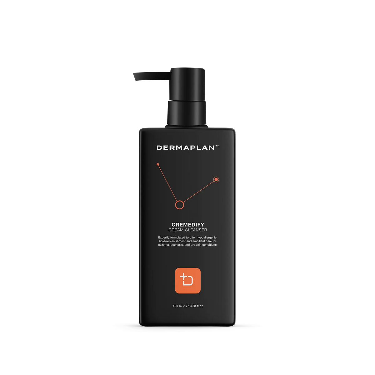 Dermaplan Cremedify non-foaming cream cleanser 400ml bottle