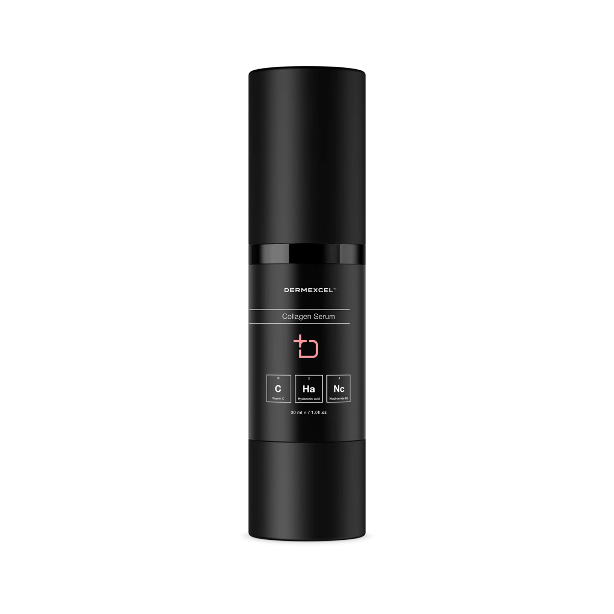 DermExcel Collagen Serum bottle, antioxidant vitamin C serum