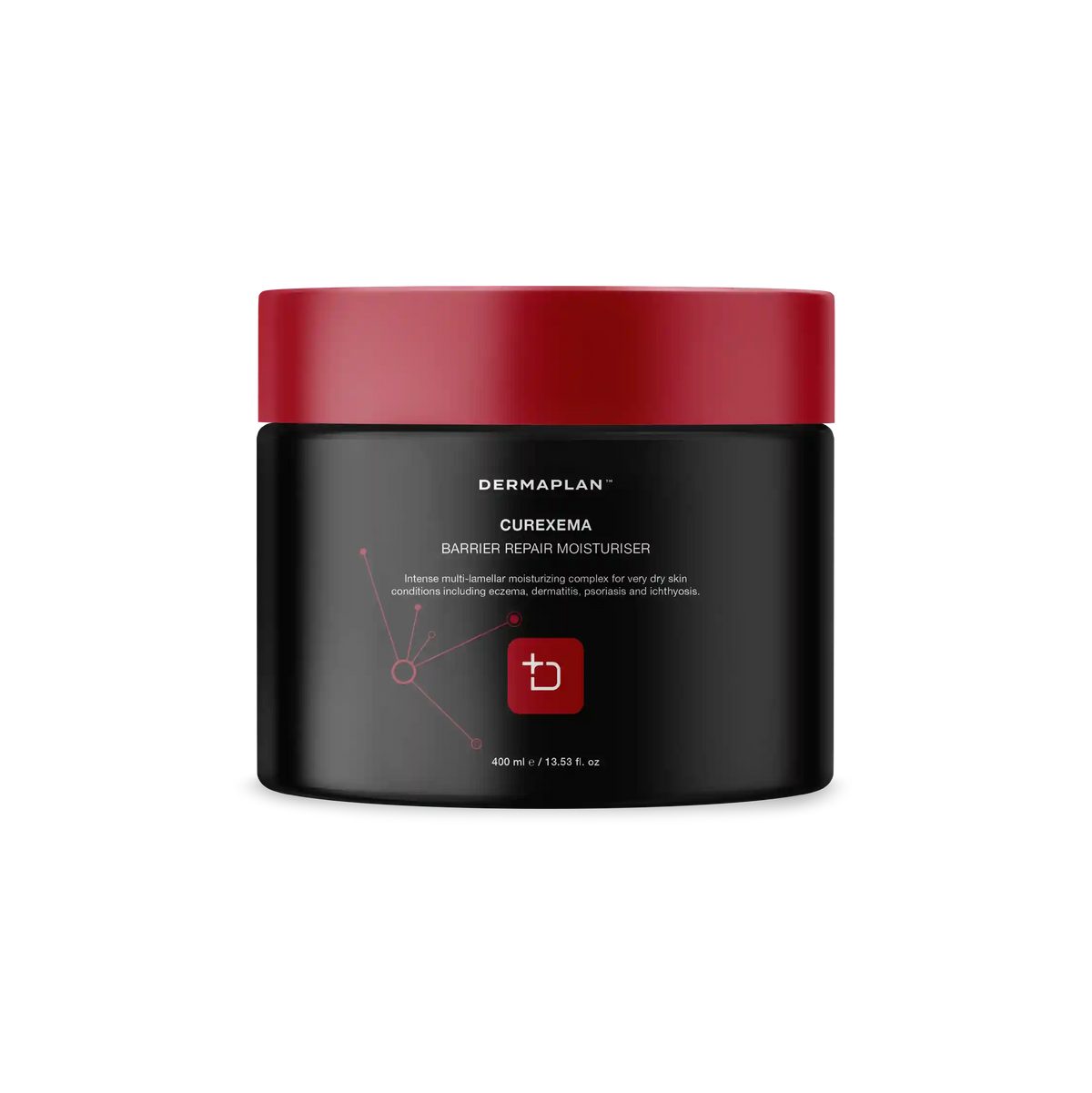 Dermaplan Curexema barrier repair body moisturiser bottle