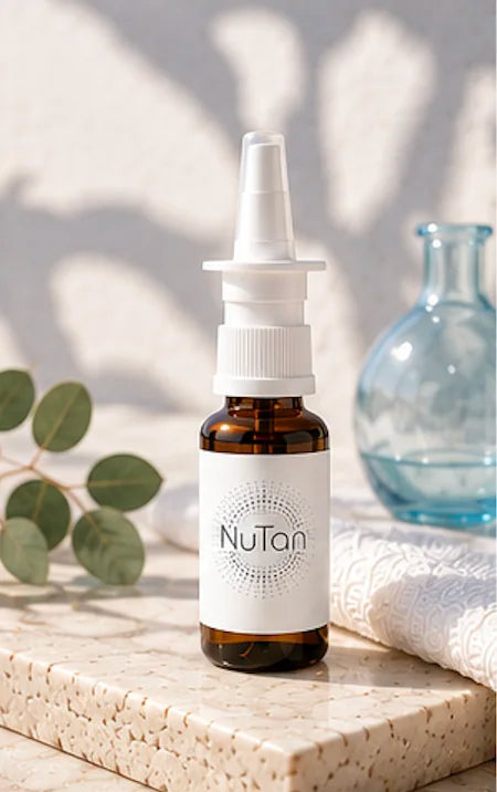 NuTan Essential Nasal Spray 10ml lifestyle shot